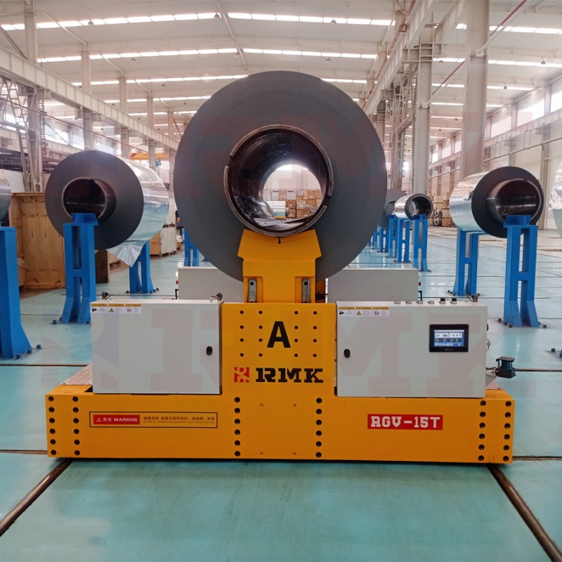 15 tonnes de chariot de transfert de bobine en acier alimenté par batterie