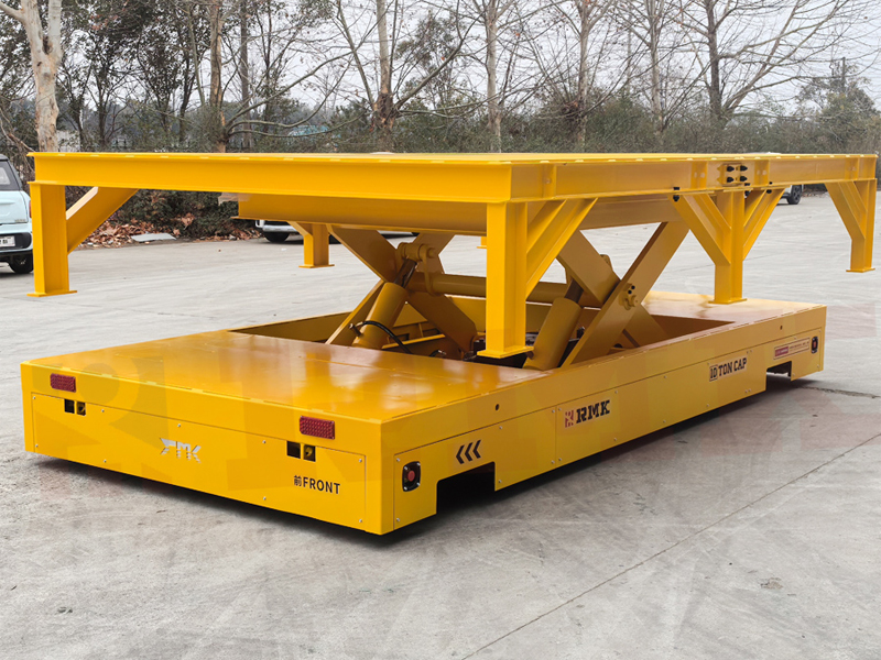 10 tonnes de chariot de transfert sans trace avec levage 800 mm