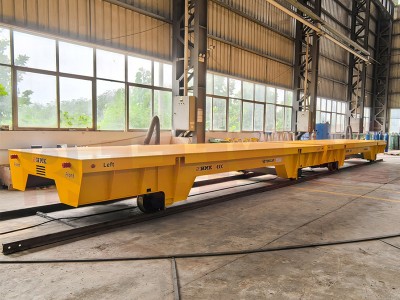 Trolley de transfert ferroviaire à l'abri de l'explosion pour la salle de sablage