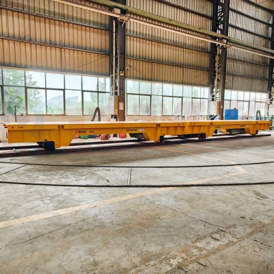 Trolley de transfert ferroviaire de structure en acier de 40 tonnes